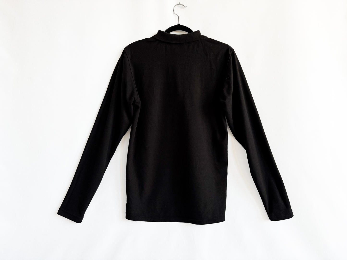Lindella - Long Sleeved Polo Shirt (black)